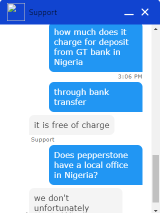 Pepperstone Chat Support