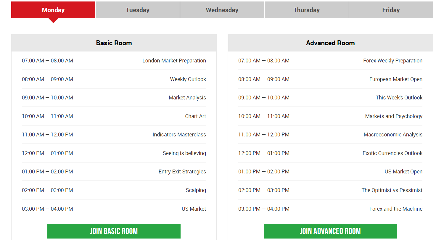 XM live education schedule